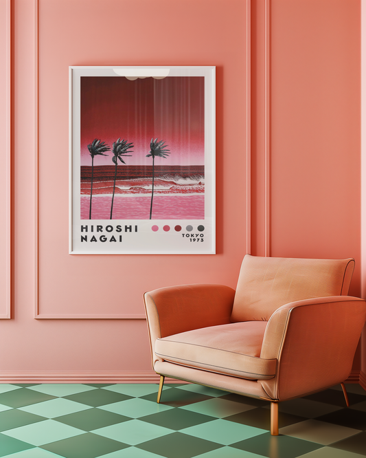 Hiroshi Nagai Crimson Coast Poster