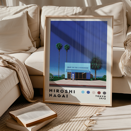 Hiroshi Nagai Barber Shop Poster