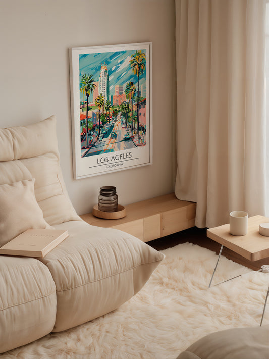 Los Angeles Palm Avenue Poster
