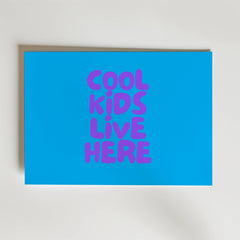 Cool Kids Blue Poster