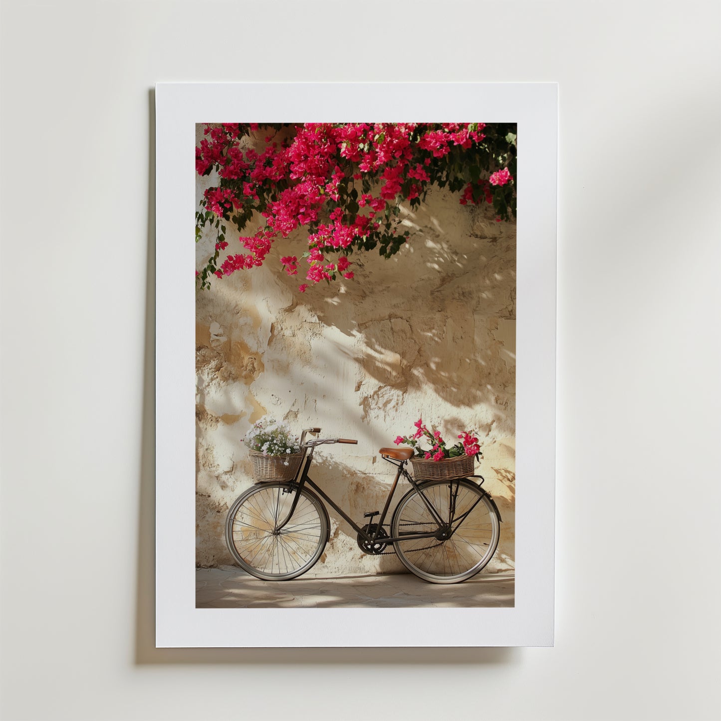 Bougainvillea Bicycle Poster