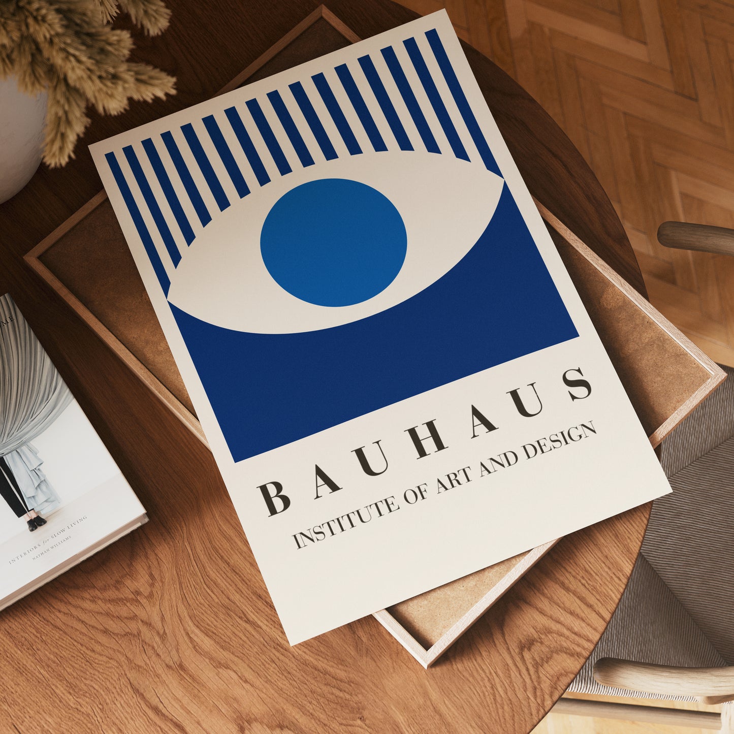 Bauhaus Blå Øje Plakat