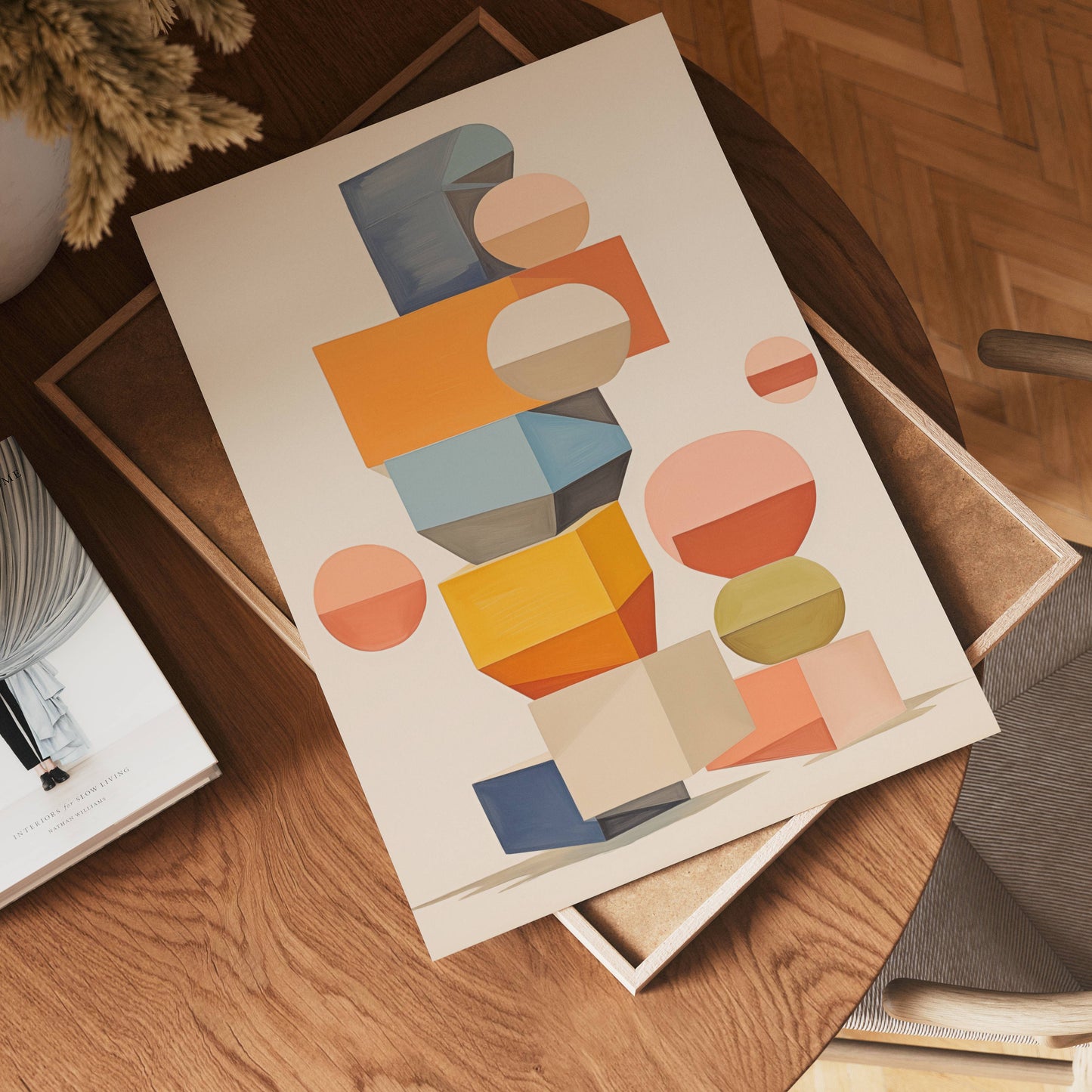 Balancing Shapes Poster