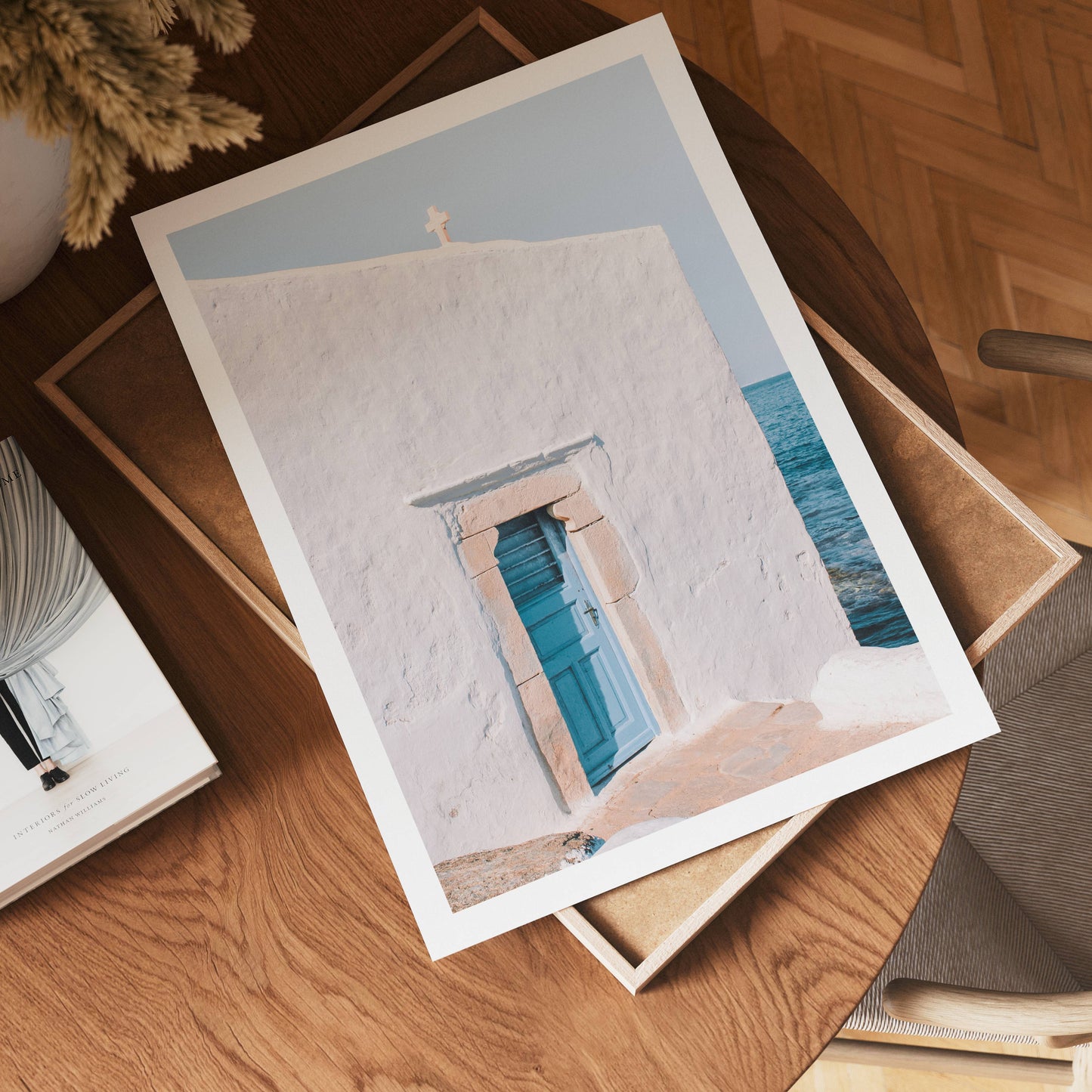 Coastal Chapel Serenity Poster