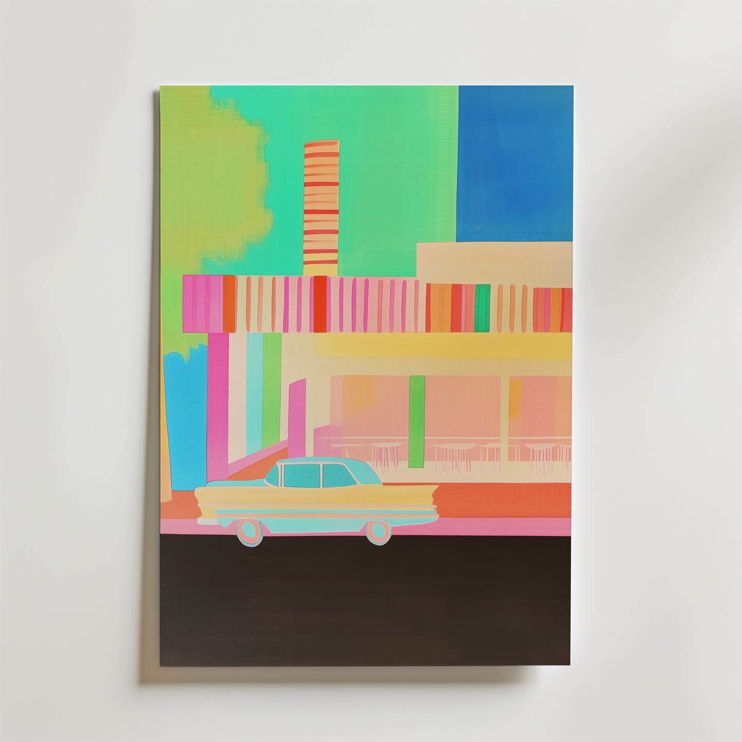 Neon Diner Daydream Plakat