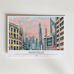 Nashville Skyline Poster