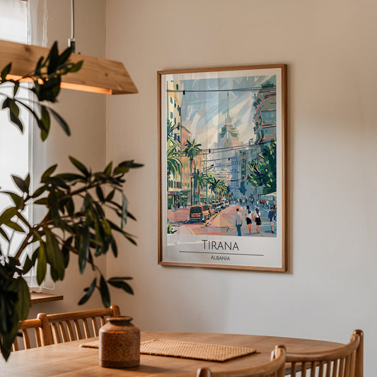 Tirana City Stroll Poster