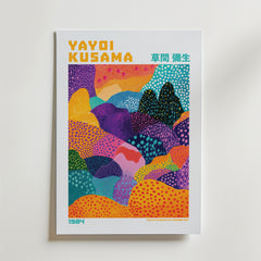 Yayoi Kusama Infinite Patterned Valleys Poster