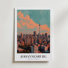 Johannesburg In The Sun Poster
