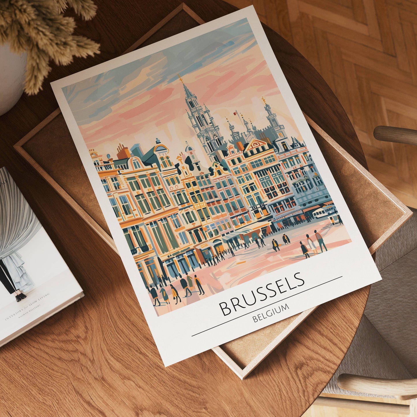 Brussels Grand Square Poster