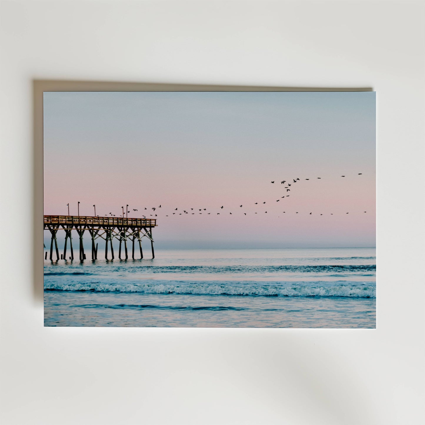 Pastel Pier Horizon Poster