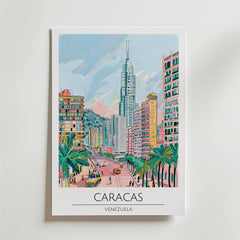 Caracas Skyline Poster