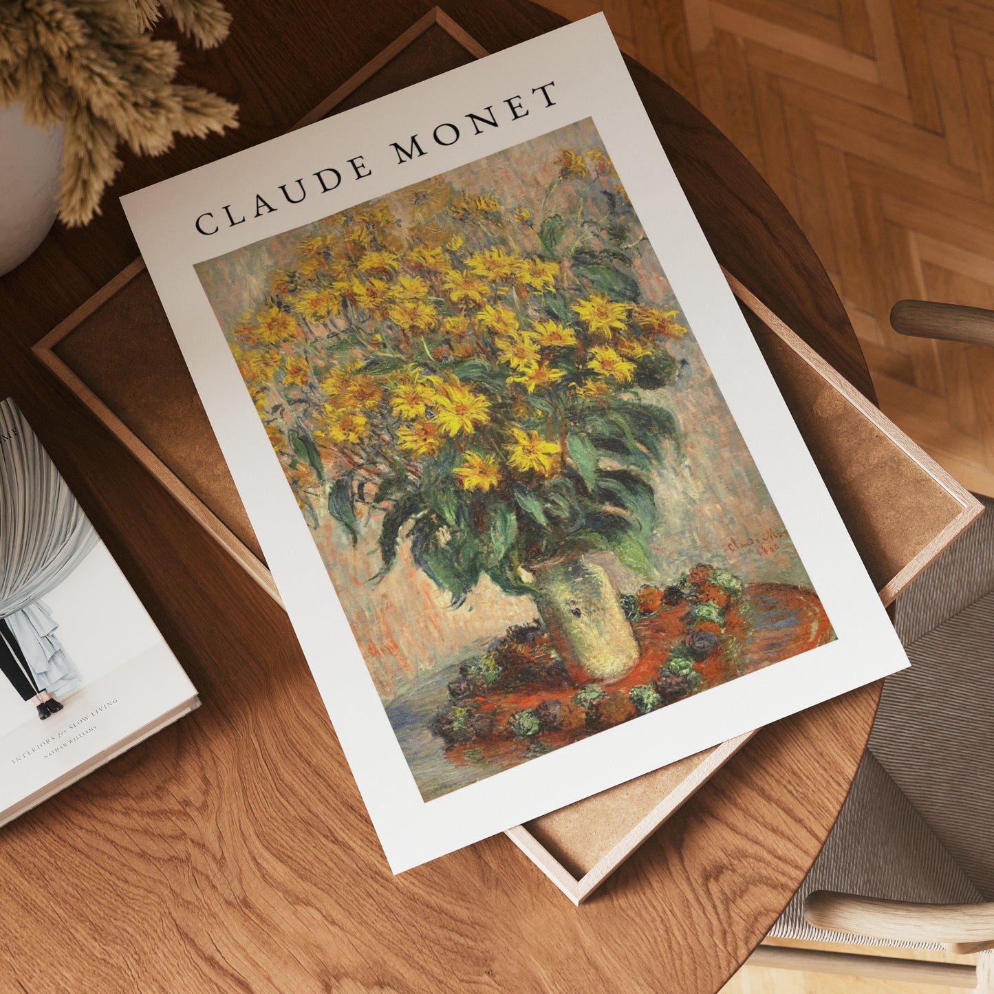 Claude Monet Buket af solsikker Plakat