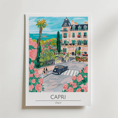 Capri Coastal Elegance Poster
