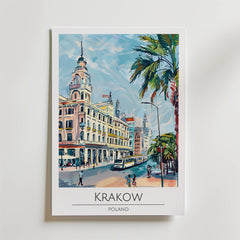 Krakow City Boulevard Poster