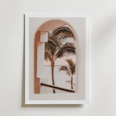 Palm View Arch Poster