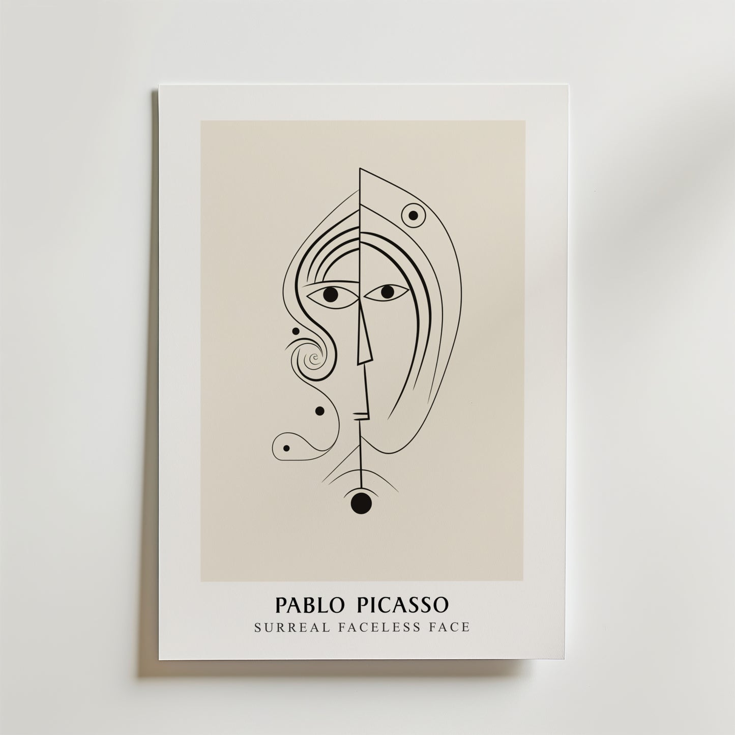 Picasso Soul In Lines Poster