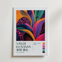 Yayoi Kusama Radiant Bloom Poster