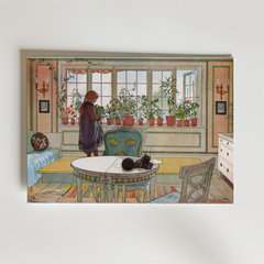 Carl Larsson Blomsterfönstret 1894 Poster