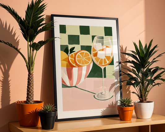 Tropical Charm Drink Poster