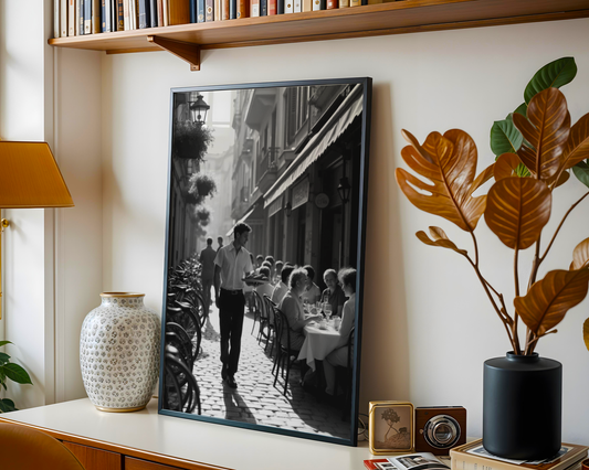 Charming Street Café Poster