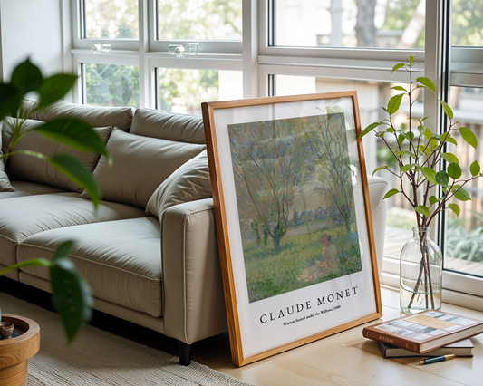 Claude Monet Seated Woman Poster
