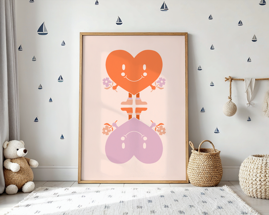 Heart Friends Poster