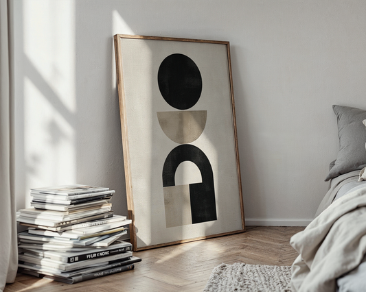 Abstract Geometric Harmony Poster