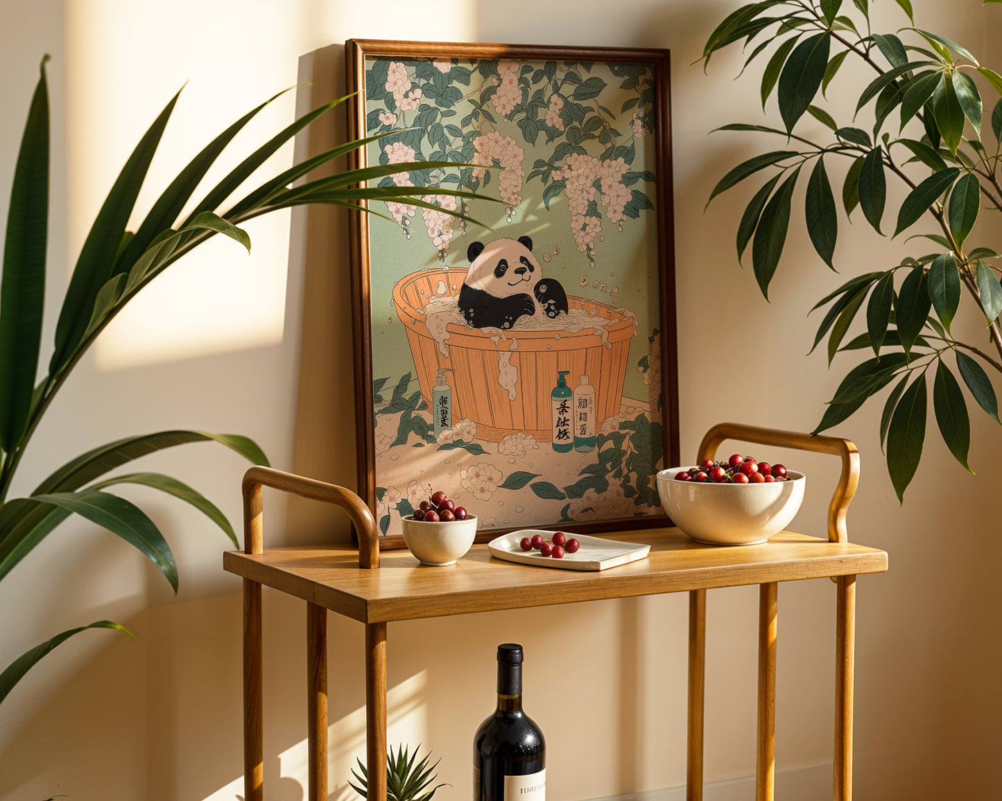 Zen Bath Panda Poster