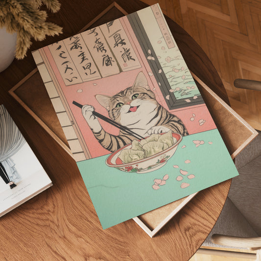 Kawaii Dumpling Poster