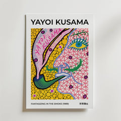 Yayoi Kusama Fantasizing in the Smoke Poster