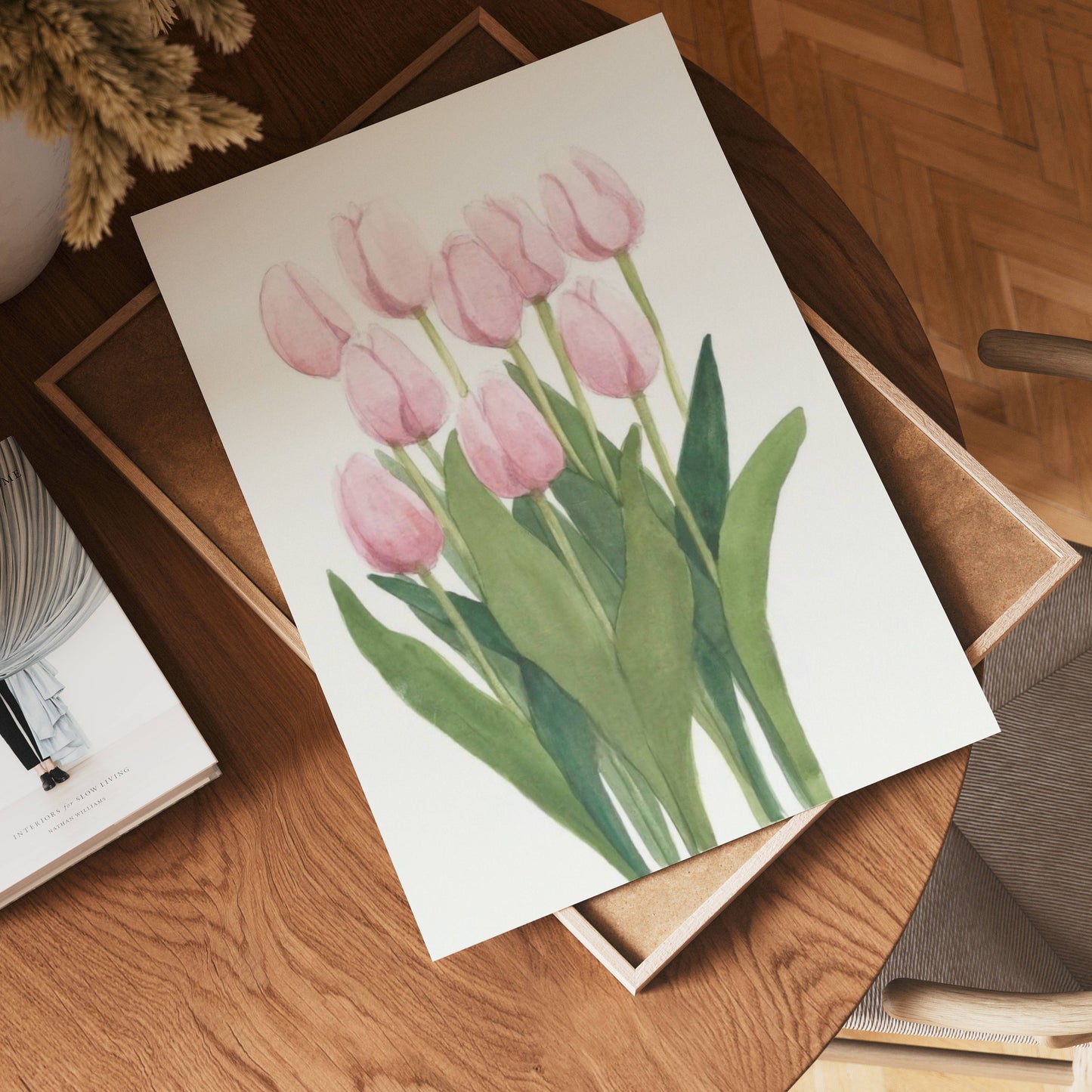 Pink Tulips Poster