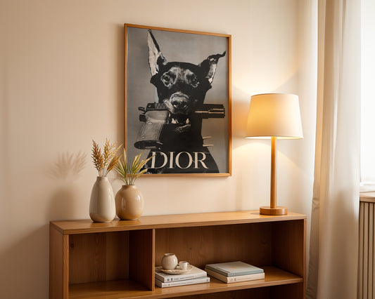 Dior Doberman Poster