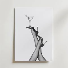 Martini Glam Poster