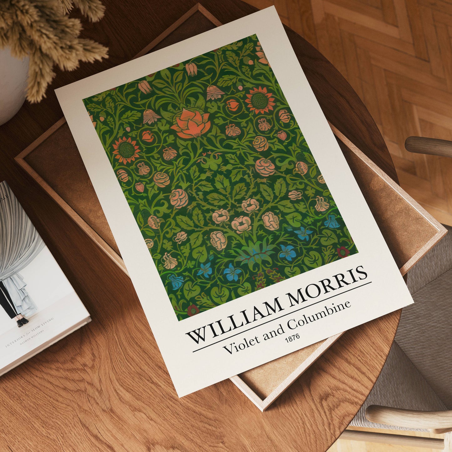 William Morris Violet and Columbine Poster