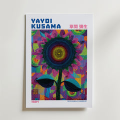 Yayoi Kusama Solar Prism Flower 1984 Poster