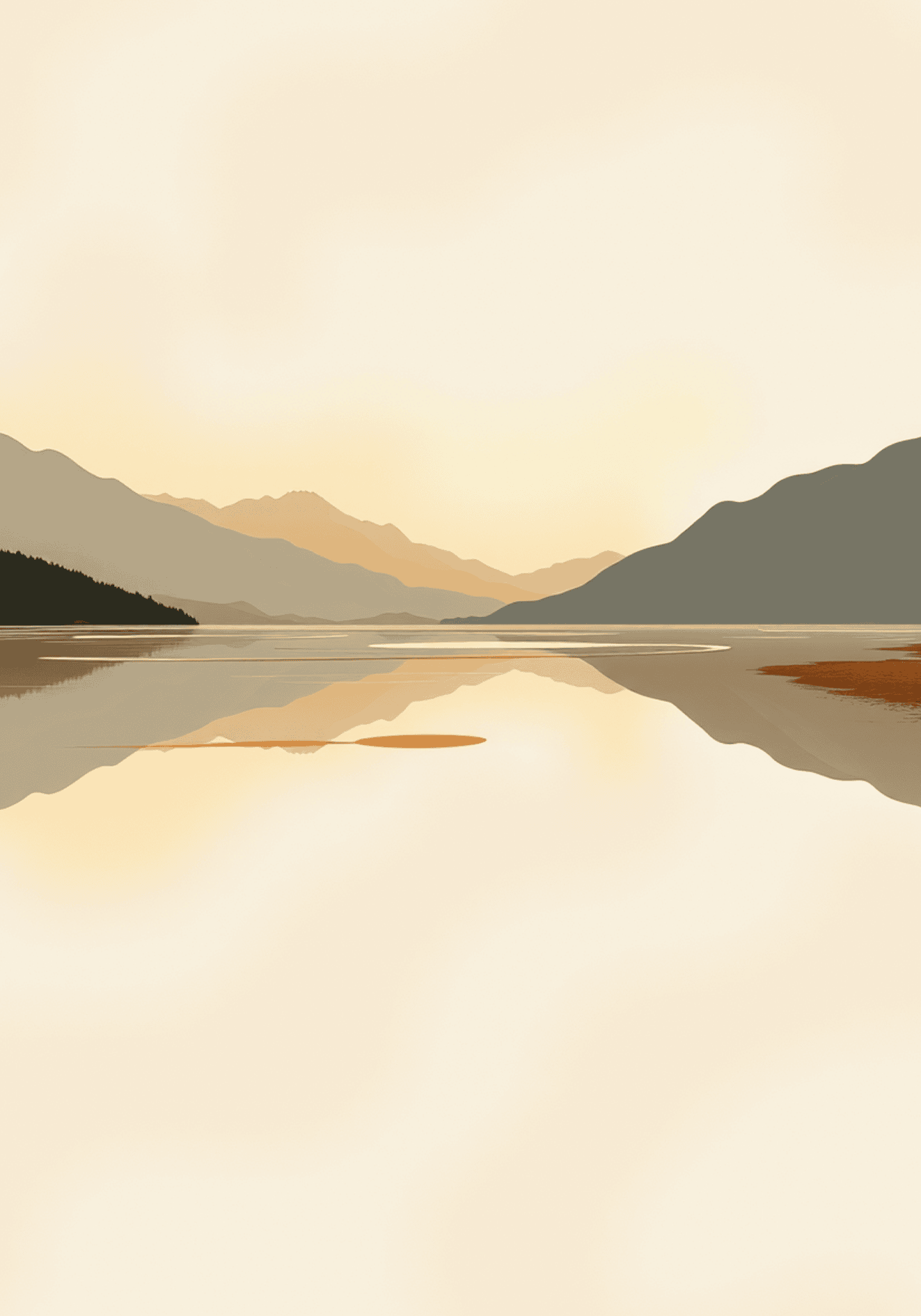 Stille Reflektioner Plakat