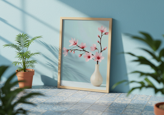 cherry Blossom Branch Poster