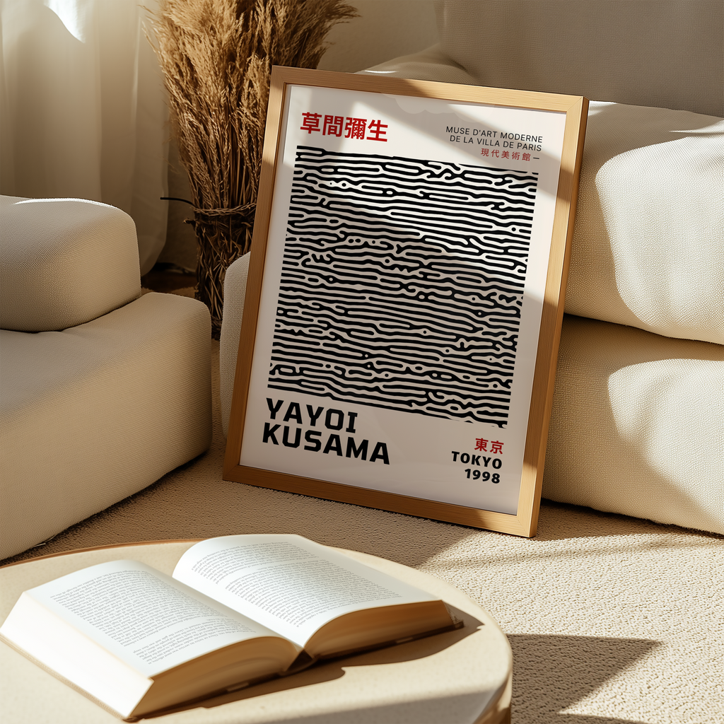 Yayoi Kusama Abstract Poster