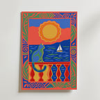Matisse Balcony Cat Poster – canvas utan passepartout