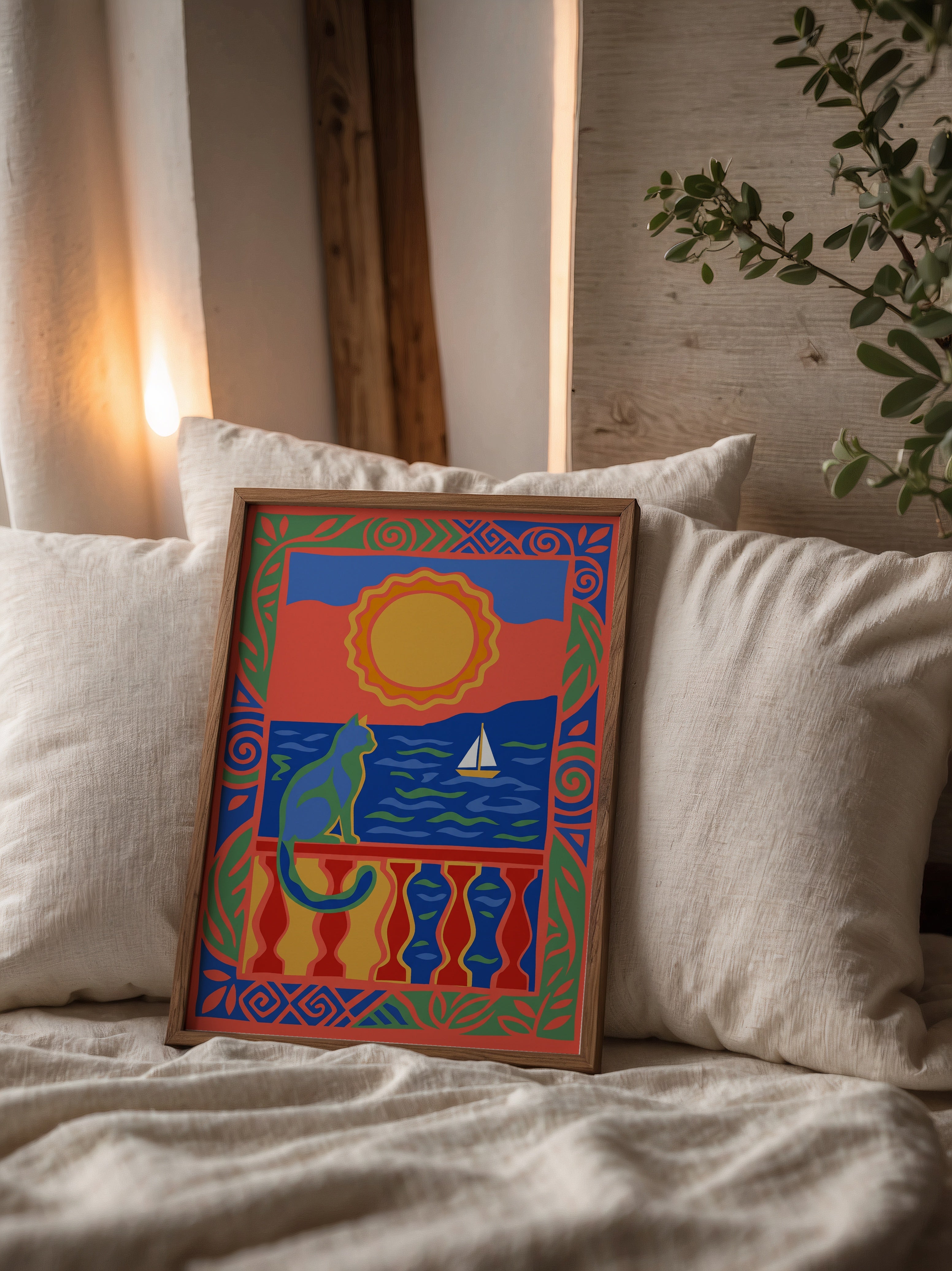 Matisse Balcony Cat Poster – i rum 3