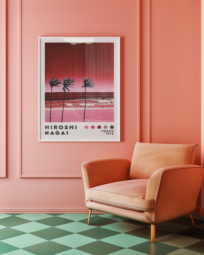 Hiroshi Nagai Crimson Coast Poster