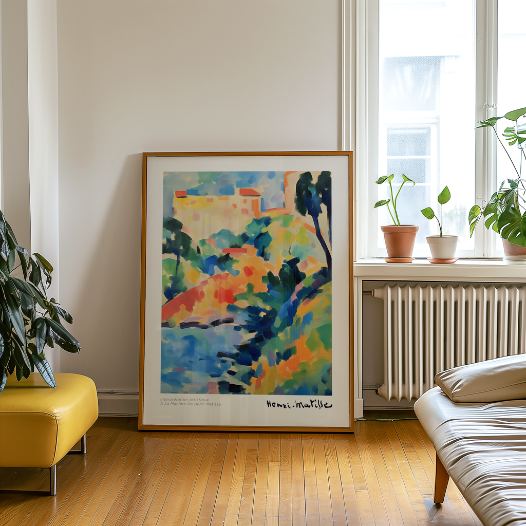 Summer at the Hillside Matisse Poster