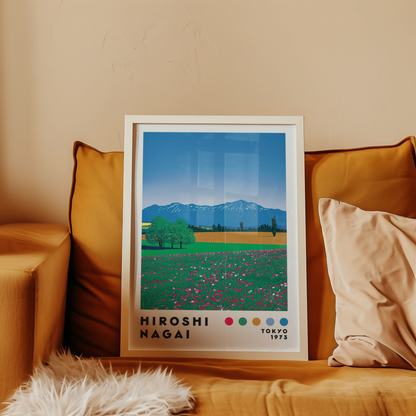Hiroshi Nagai Meadow Horizon Poster