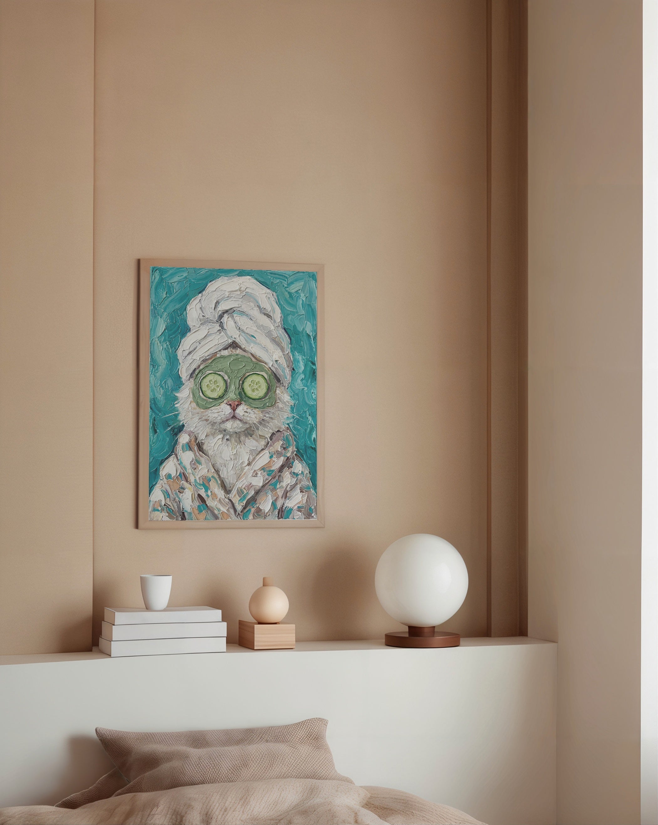 Spa Day Cat Poster – i rum 4