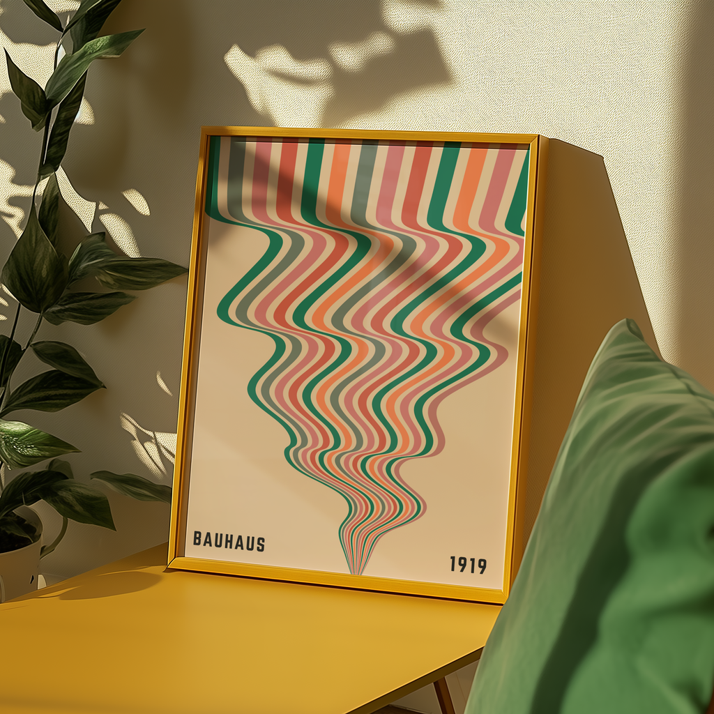 Bauhaus Flow Poster