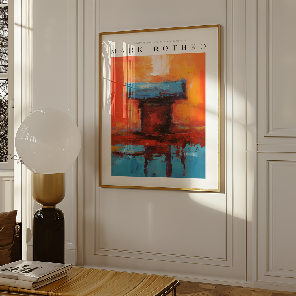 Temple of Flame Mark Rothko Poster