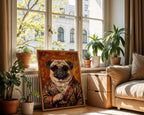 Martini Pug Poster – i rum 1