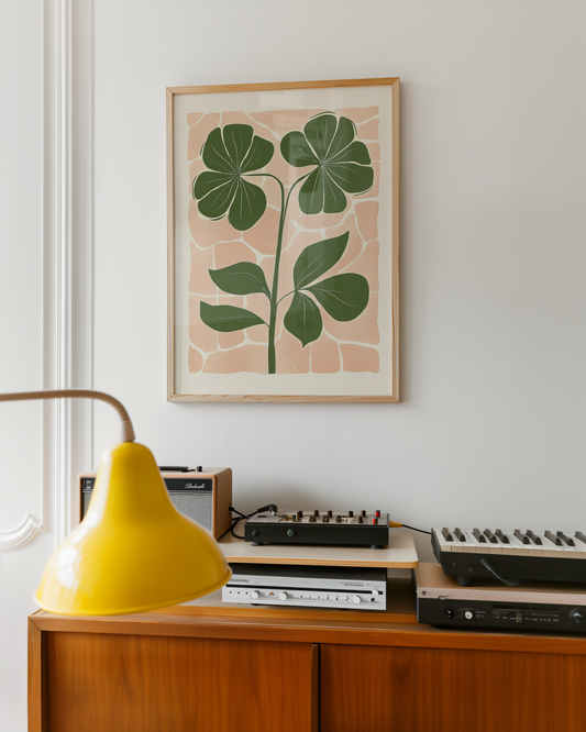 Botanisk minimalistisk natur Plakat
