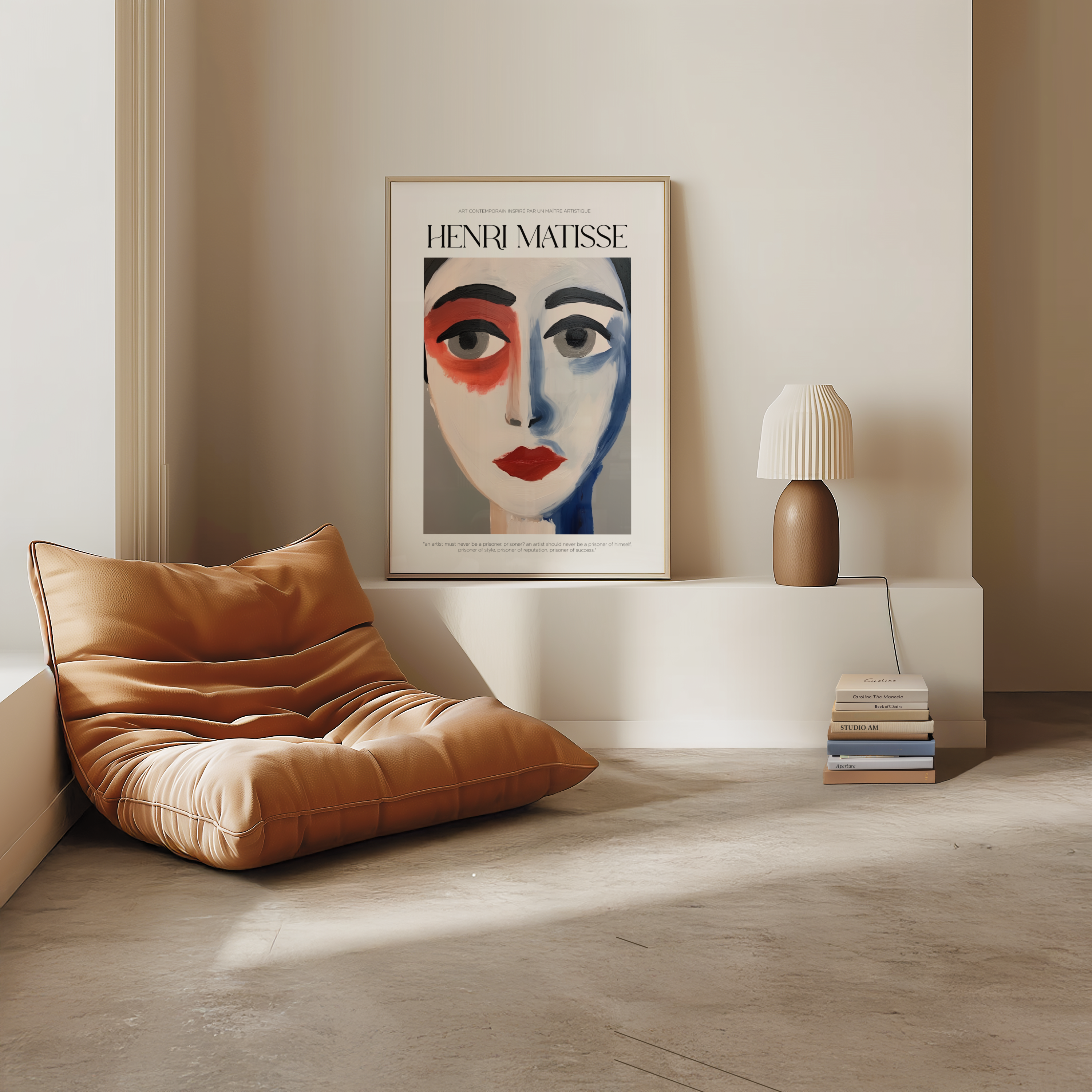 Le Portrait Abstrait Matisse Poster